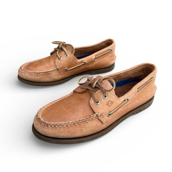 Sperry Authentic Original 2-Eye boat shoes in Sahara brown Men’s size 8.5 - Picture 4 of 13